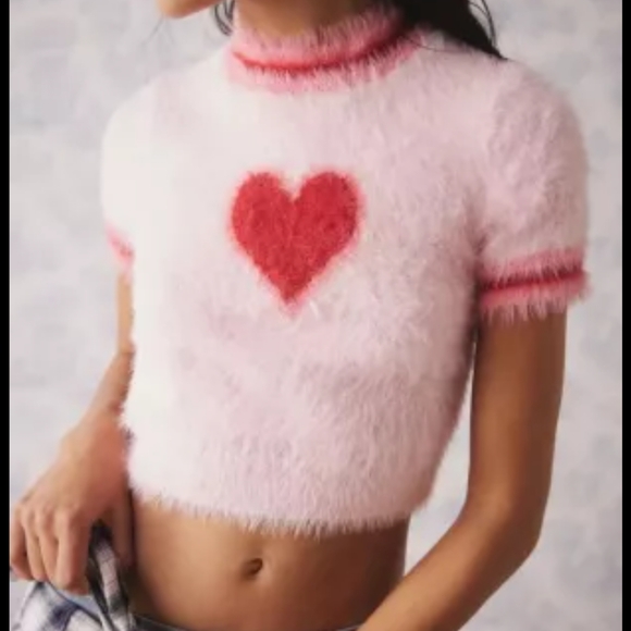 Kimchi Blue Tops - Kimchi blue Urban outfitters  heart sweater